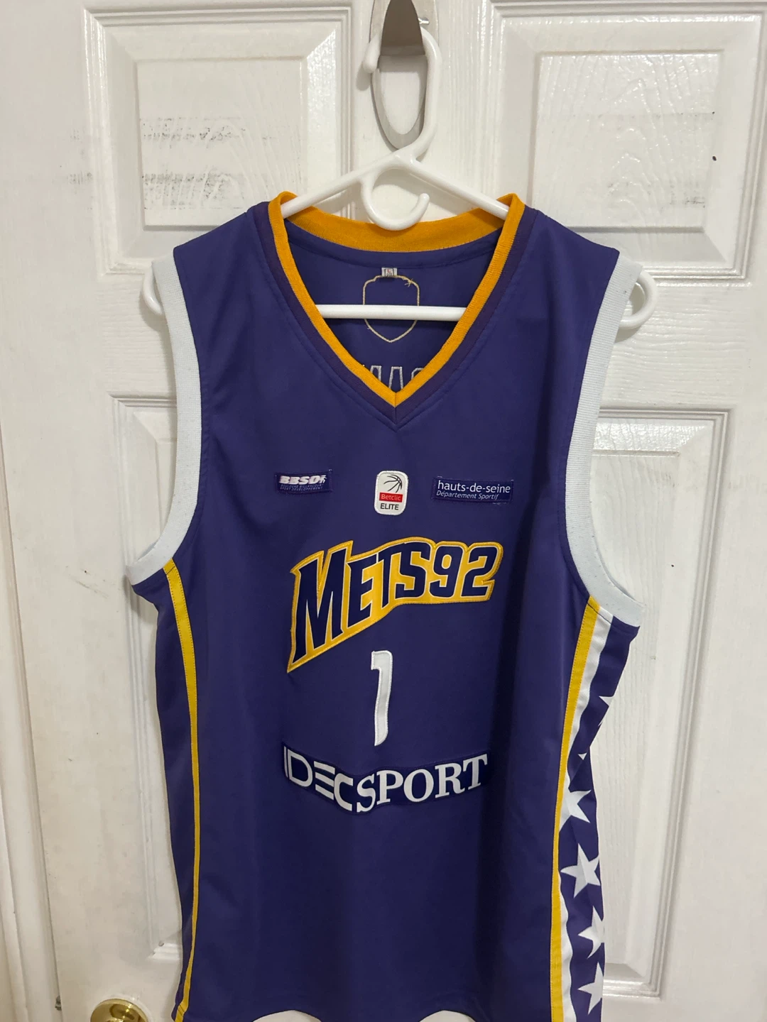 METS92 France Wembanyama Basketball Jersey #1