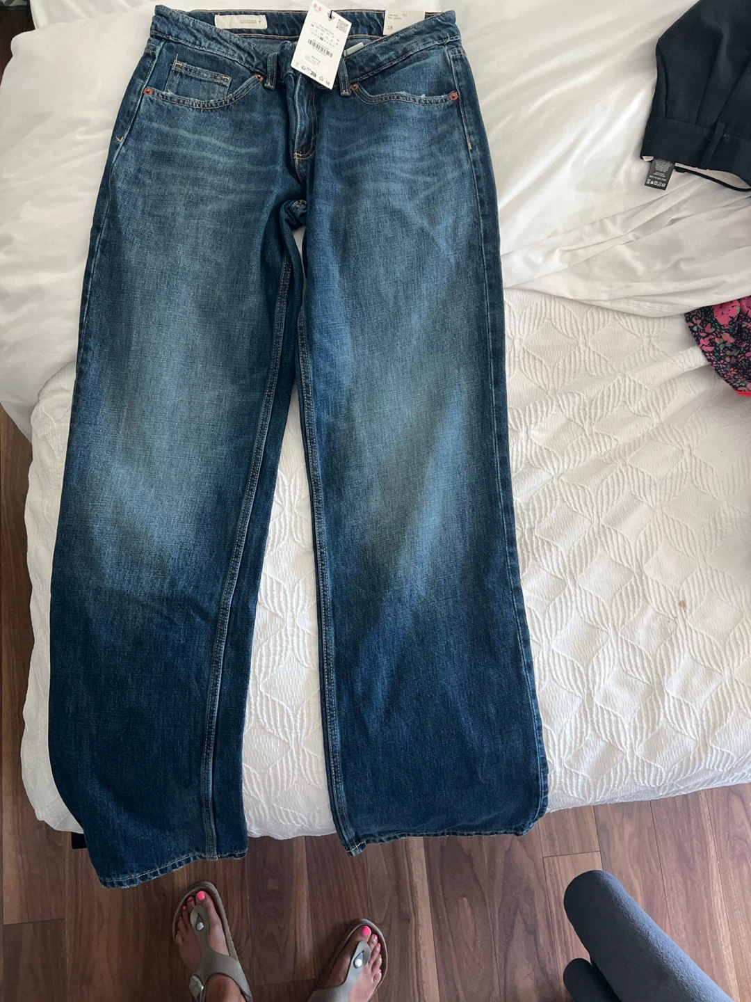 Zara Wide Leg Jeans - Size 38 - photo 4