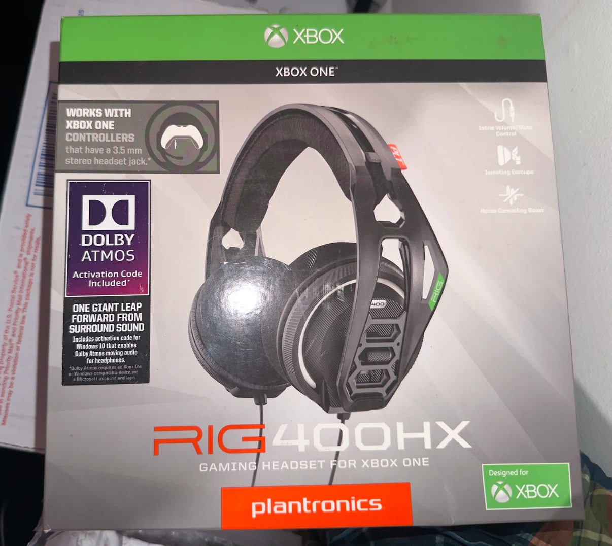 Plantronics RIG 400HX Gaming Headset for Xbox One