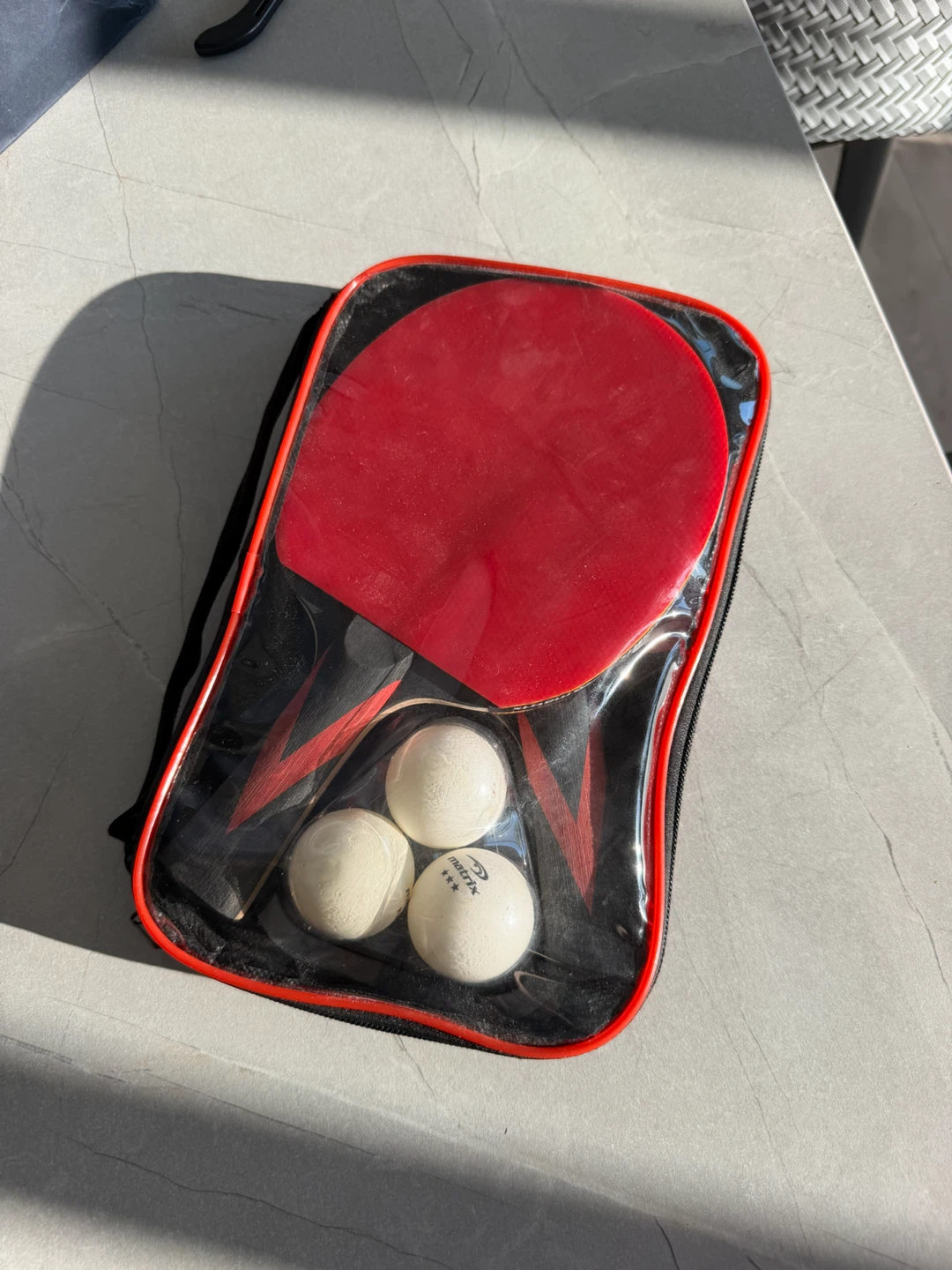 Matrix Table Tennis Paddle and Balls Set