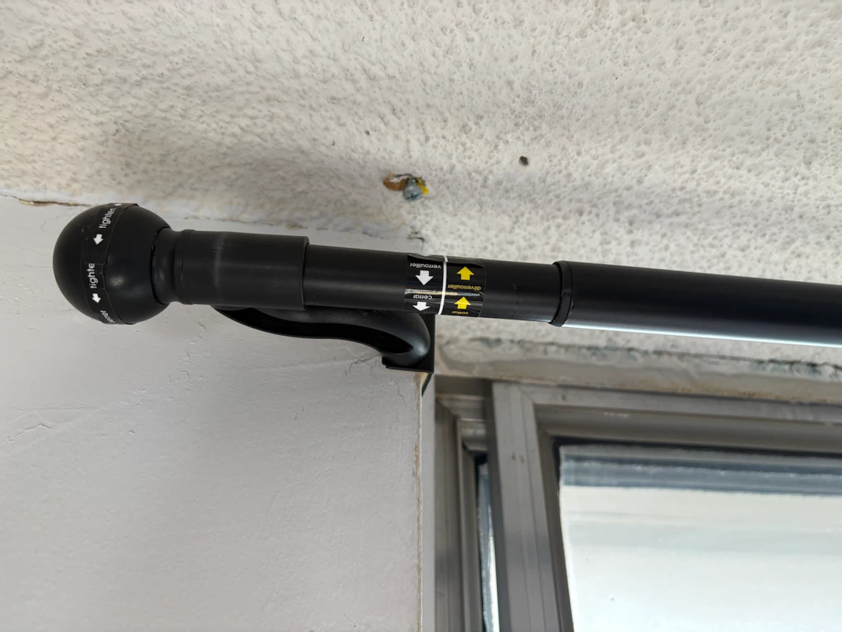 Tension Curtain Rod adjustable
