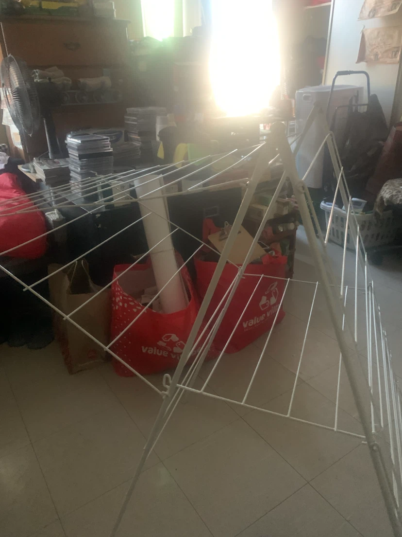 White A-Frame Drying Rack - photo 2