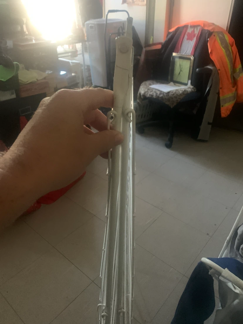 White A-Frame Drying Rack - photo 4