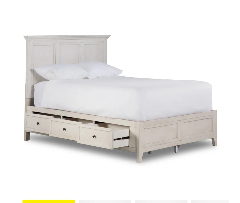 King Size wood frame with 6 drawers - photo 4