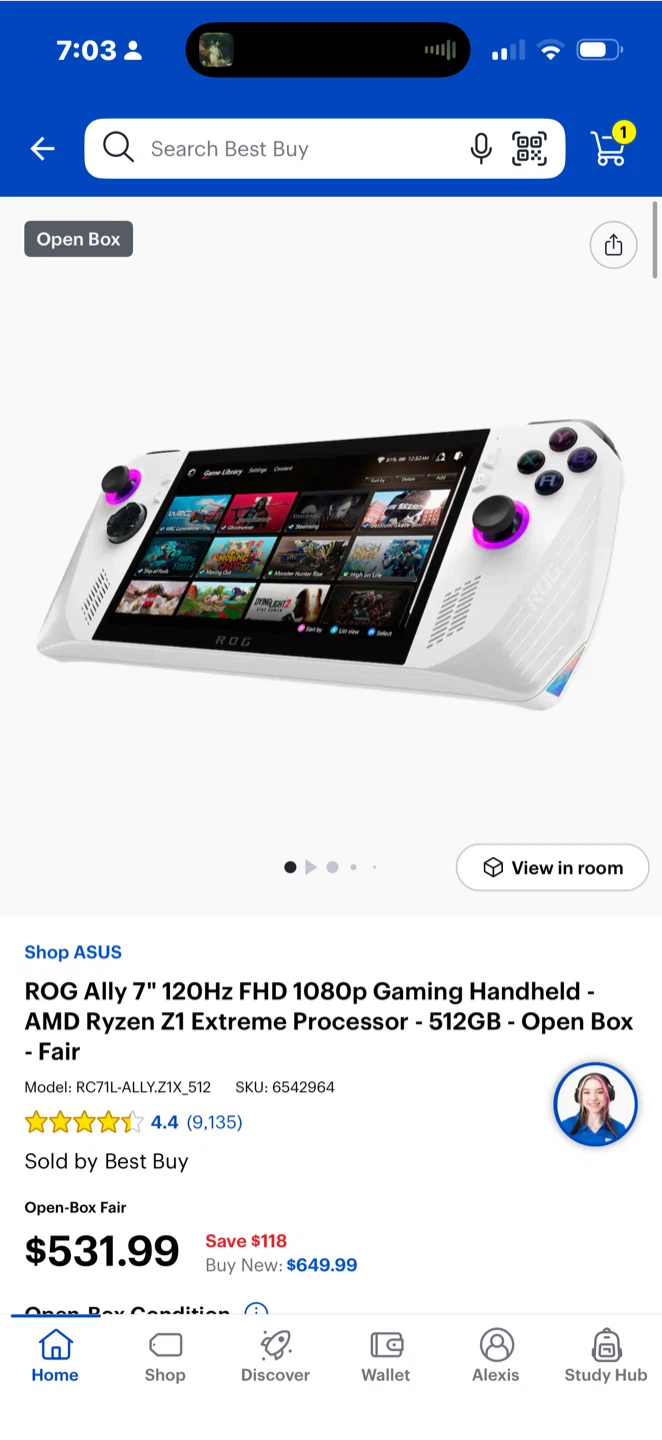 ASUS ROG Ally Gaming Handheld RC71L - photo 5