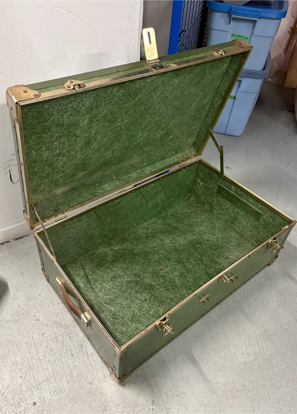 Vintage Army Trunk