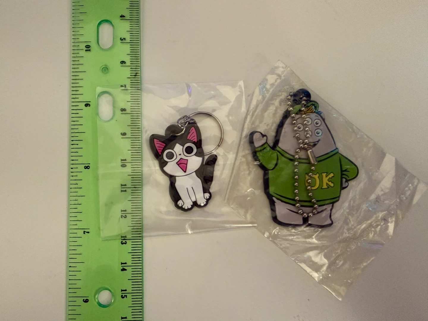 Rubber keychains