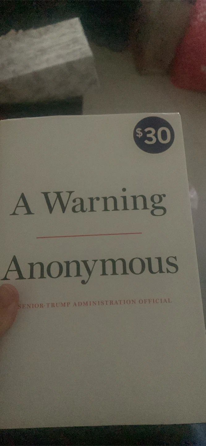 A Warning by Anonymous
