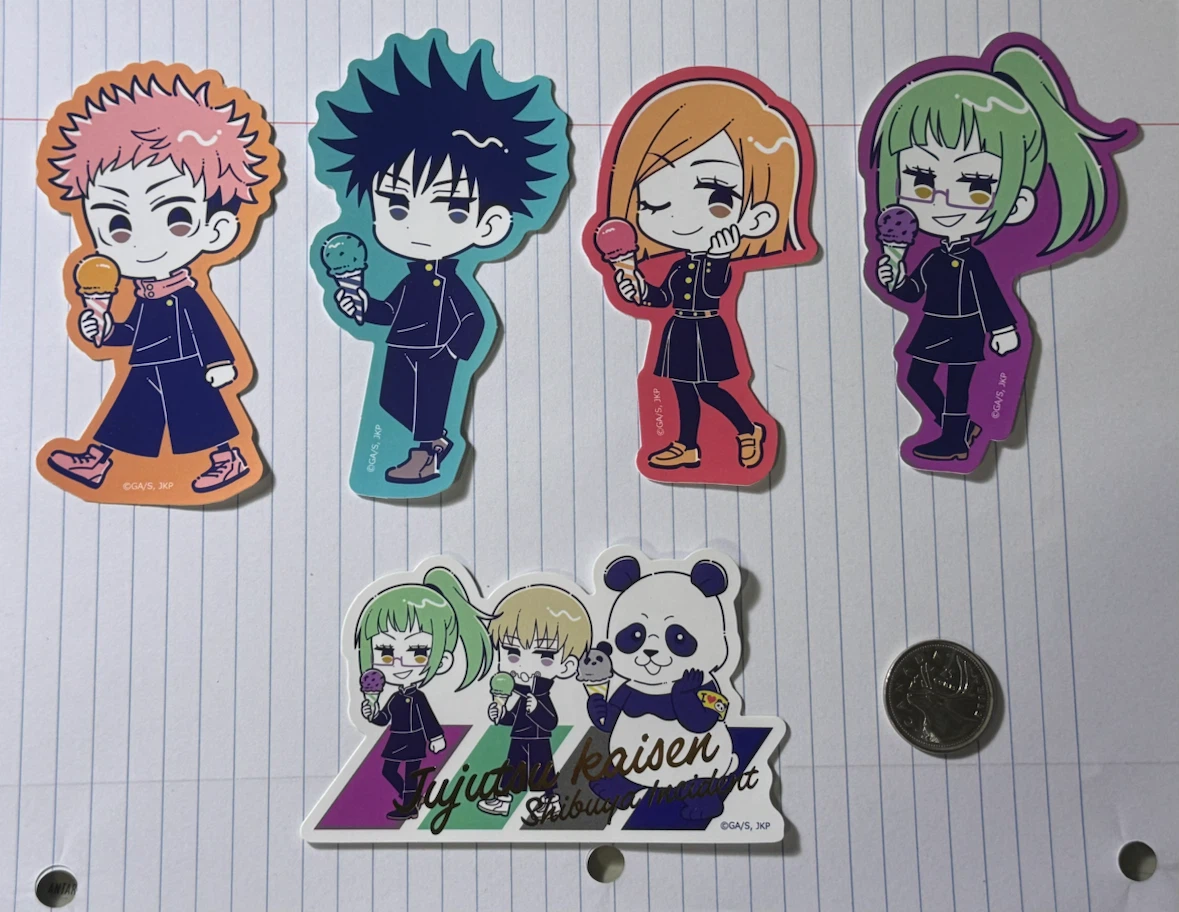 Jujutsu Kaisen Sticker Bundle