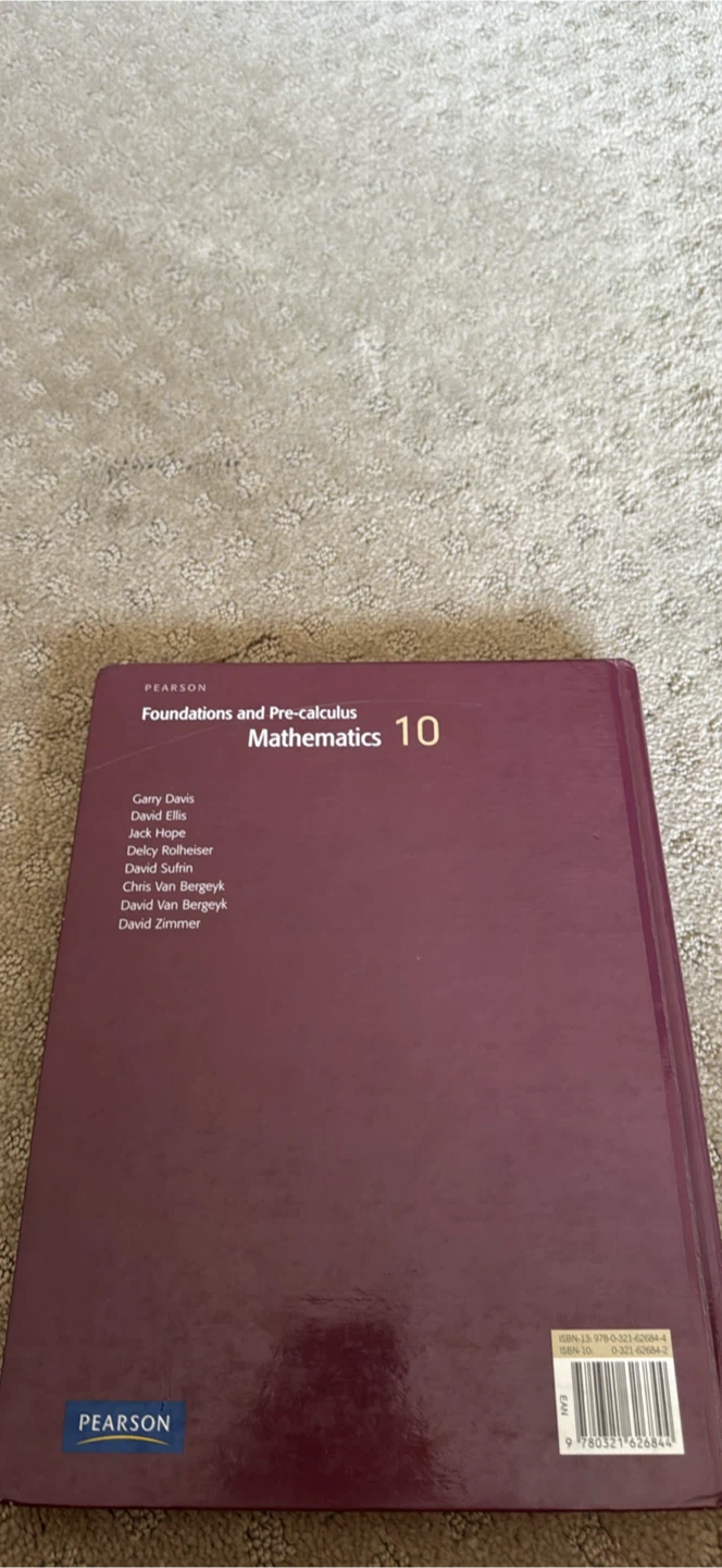 Foundations and Pre-calculus Mathematics 10 - photo 2