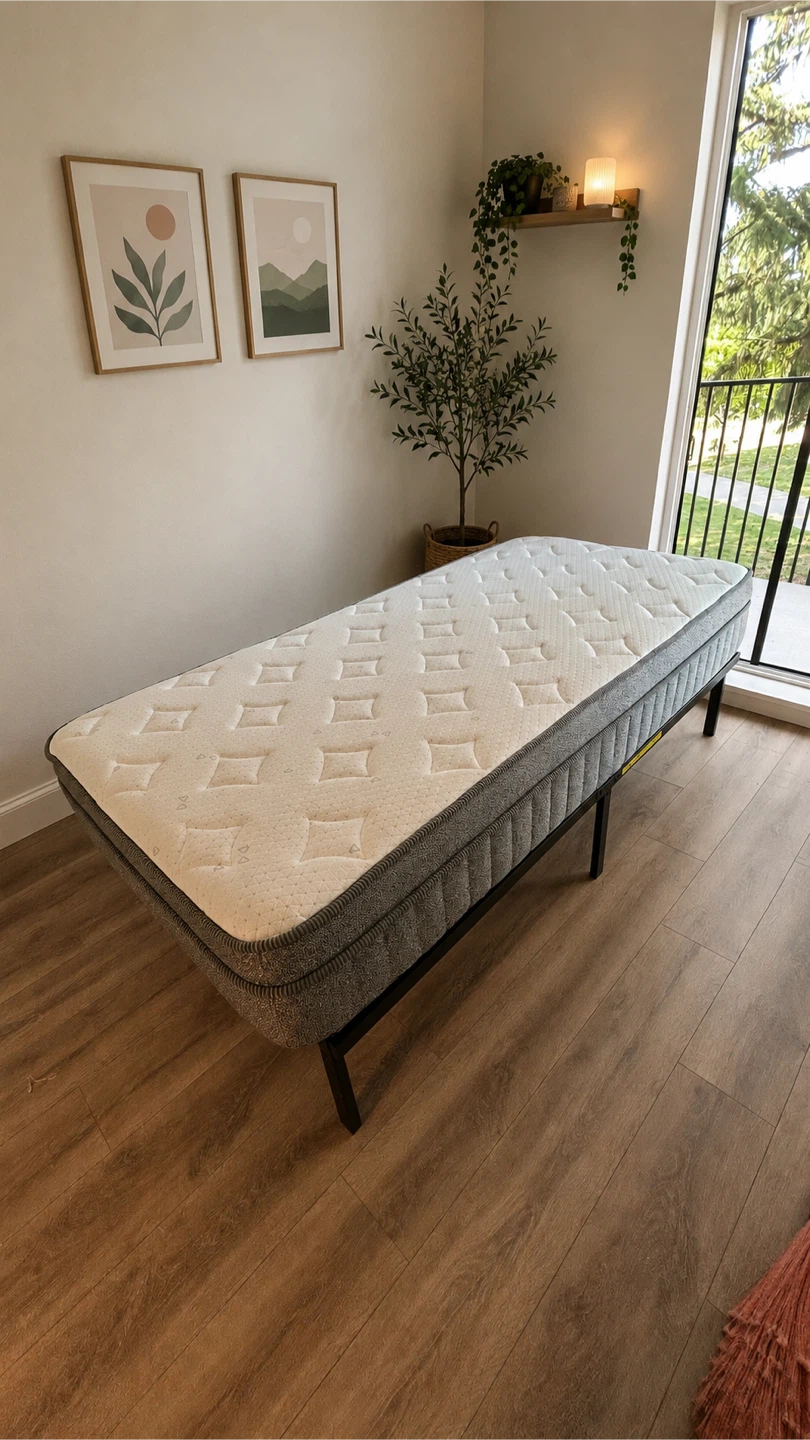 Ghost Bed Twin XL Size Mattress + Metal Bed Frame - photo 2