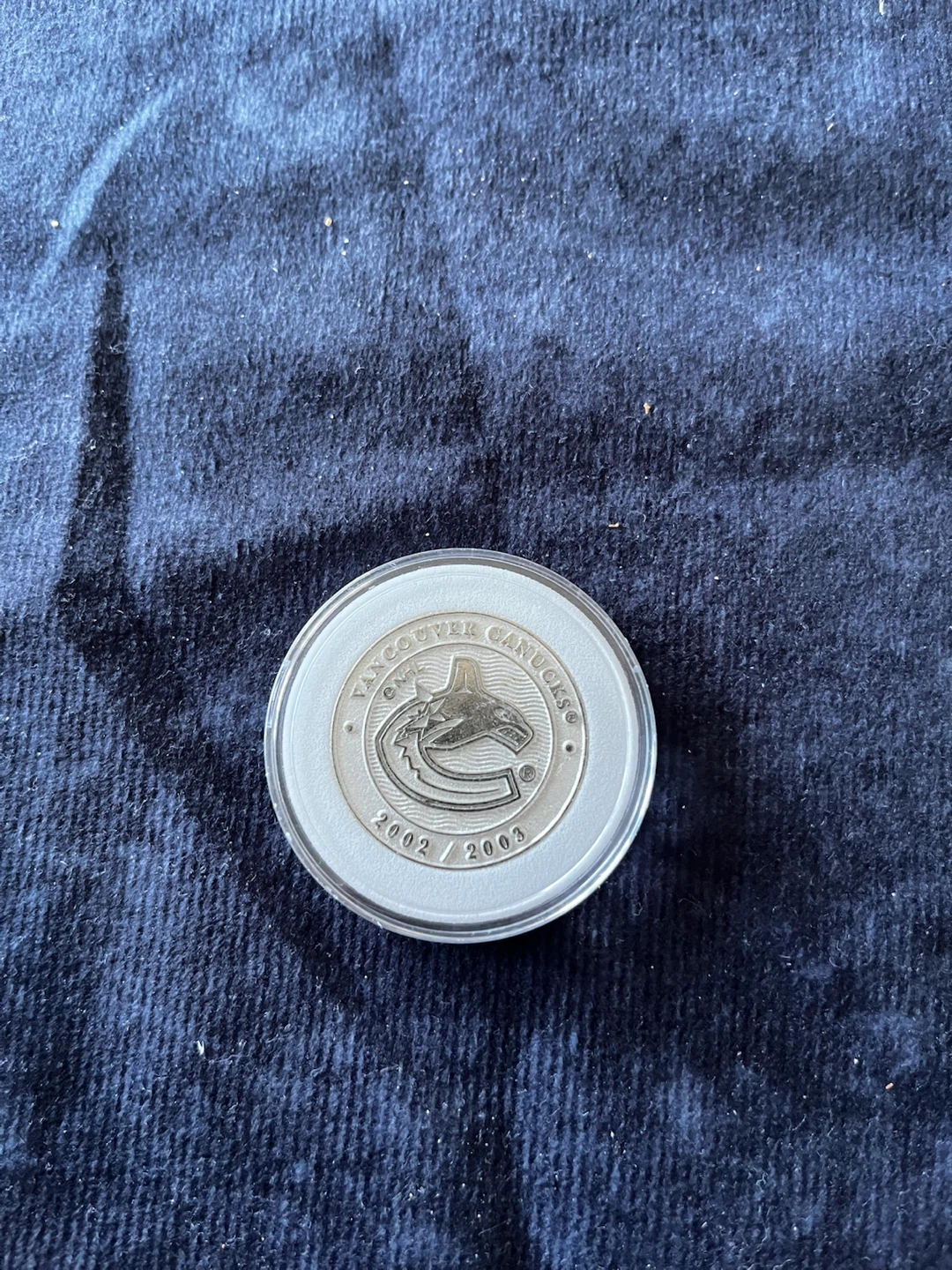 Vancouver Canucks Peter Skudra 2002-2003 Coin - photo 3