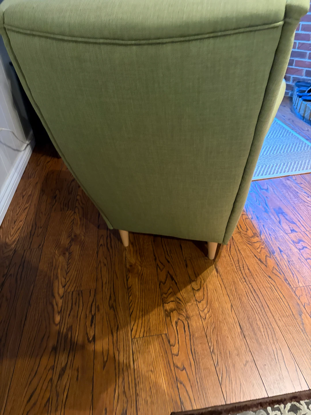 Green Wingback Accent Chair - photo 4
