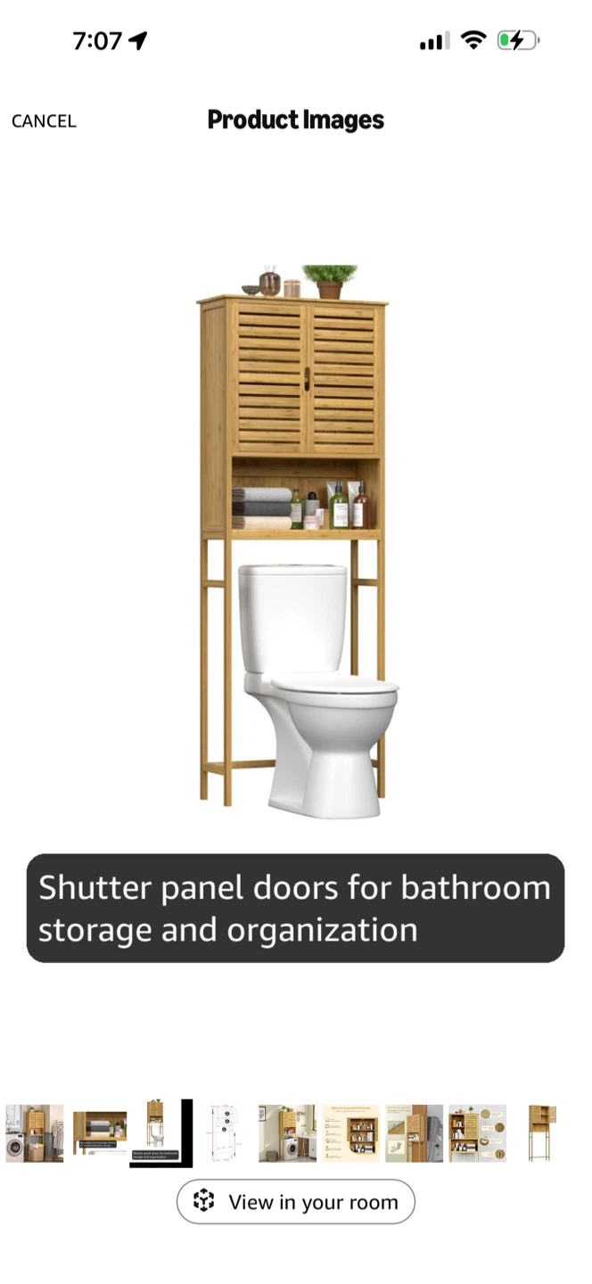 Over-the-Toilet Storage Shelf - photo 4