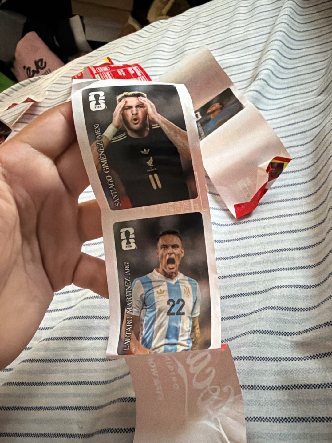 FIFA Stickers: Lautaro Martinez & Santiago Gimenez