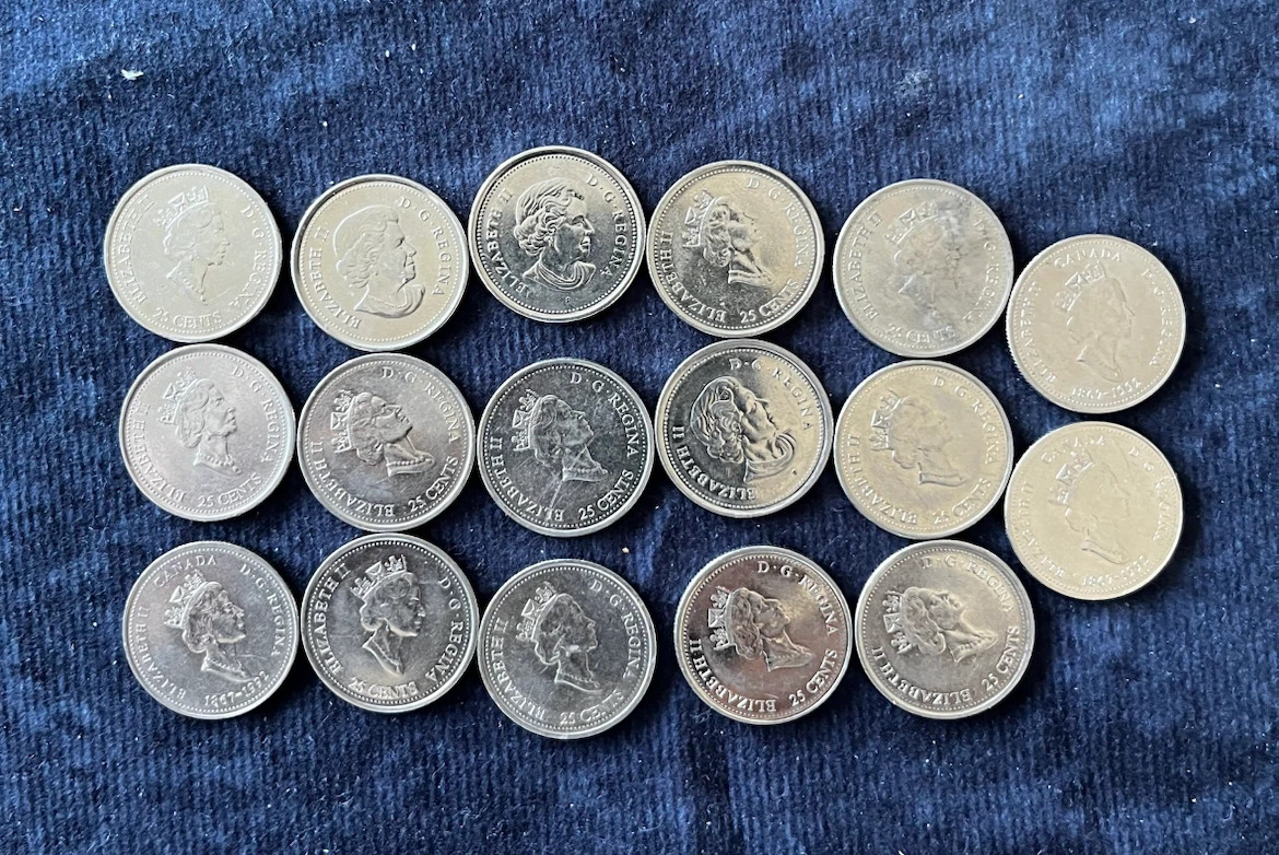 Comimortave  🇨🇦 17 coins ten dollars Quarters - photo 2
