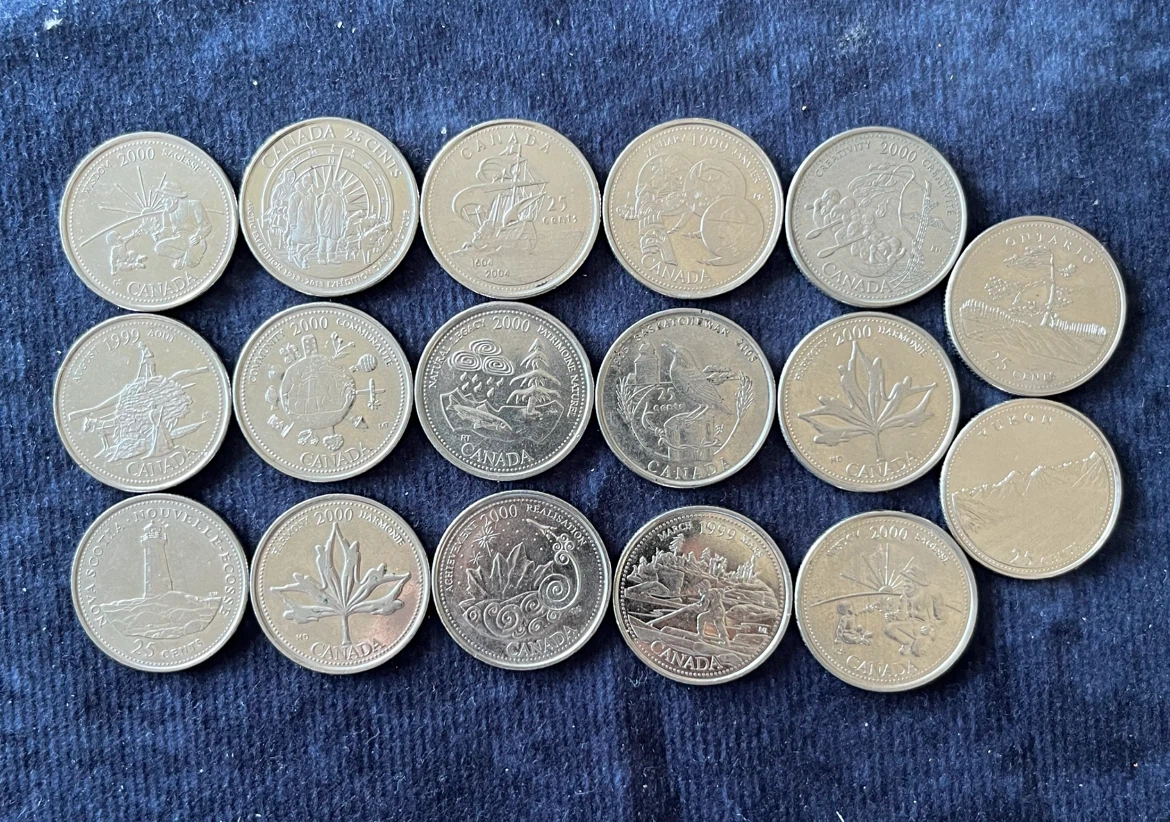 Comimortave  🇨🇦 17 coins ten dollars Quarters - photo 3