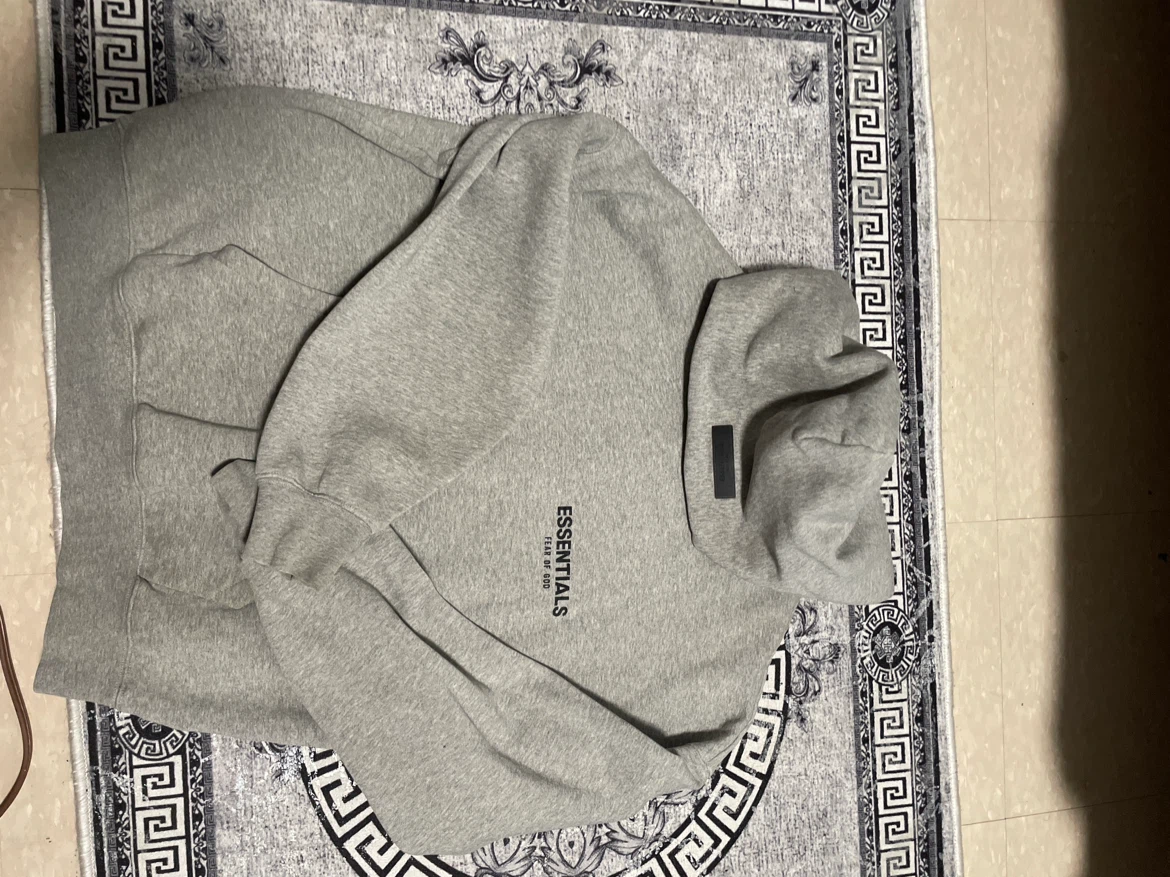 ESSENTIALS Fear of God Hoodie Grey Size S - photo 2