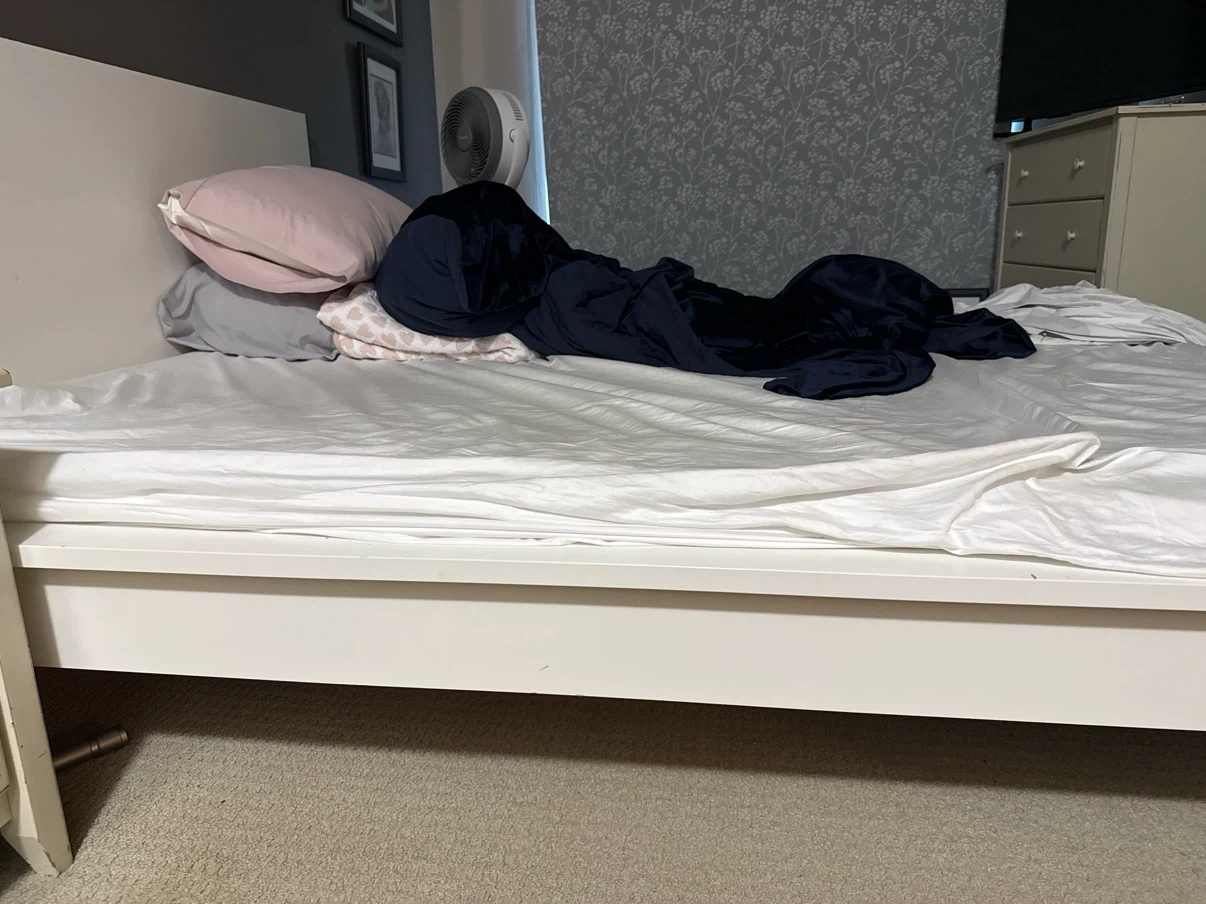Bed and frame.