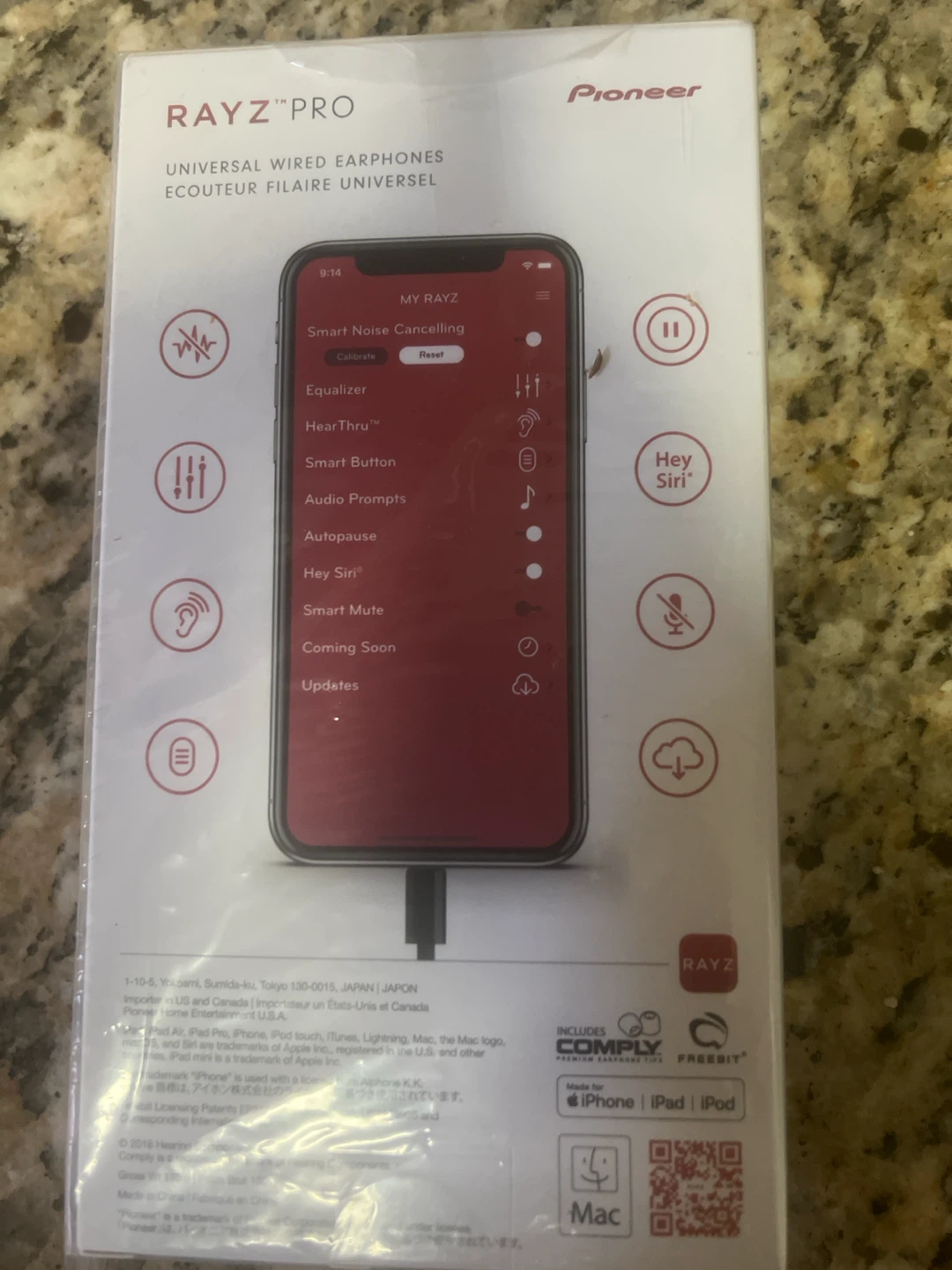 Pioneer RAYZ PRO Universal Wired Earphones - photo 2