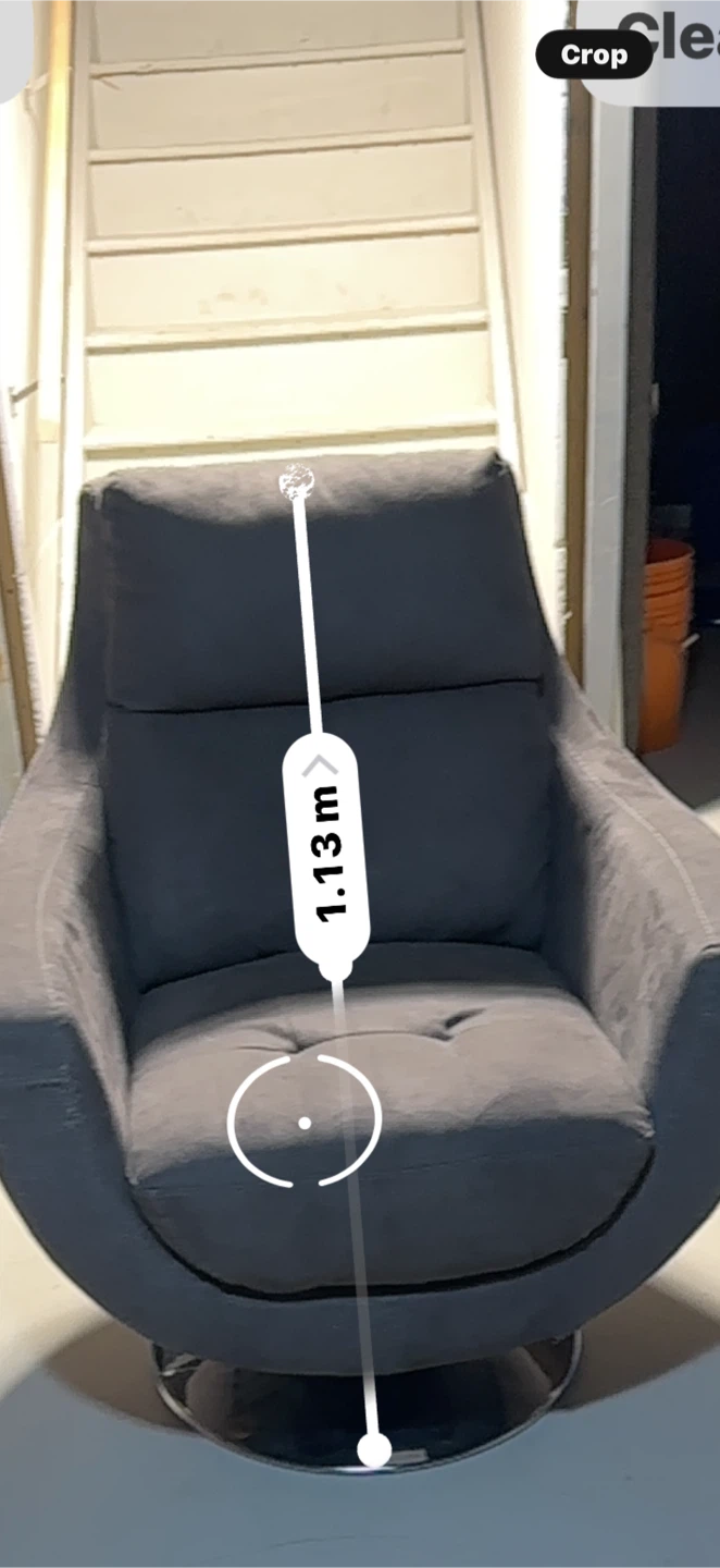 Grey Swivel Armchair - photo 2