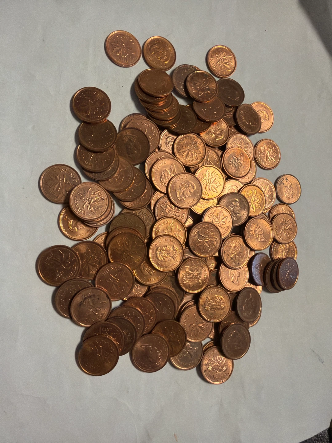 Canadian Pennies - photo 2