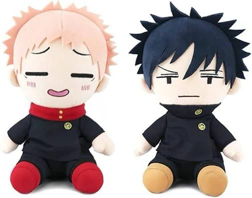 Yuji Itadori and Megumi Fushiguro Plushies Jujutsu Kaisen