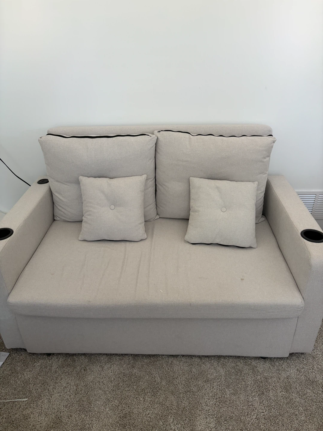 3-in-1 Convertible Sofa Bed Loveseat