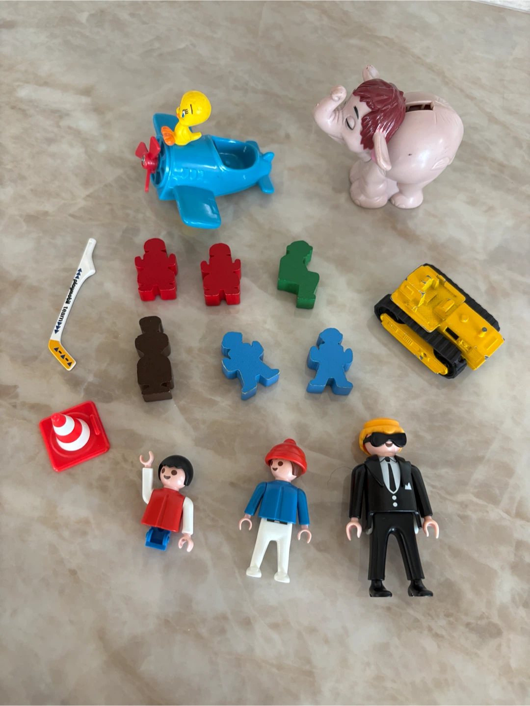Playmobil & Other Figures some wood