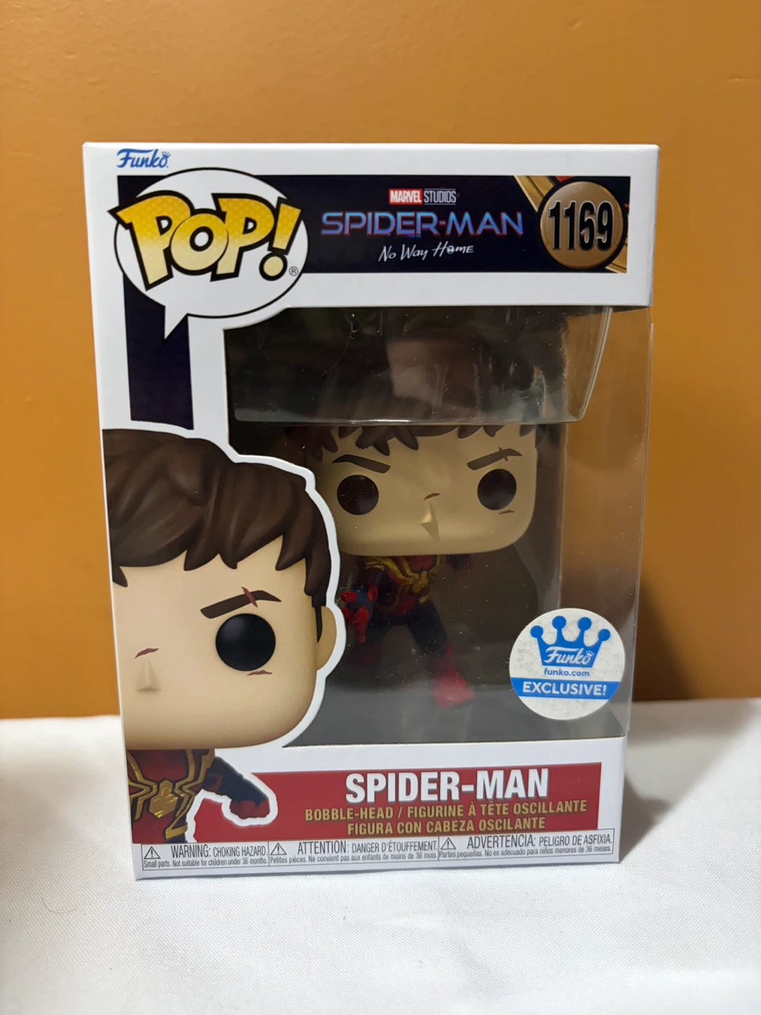 Spider-Man (Unmasked) Funko Pop! #1169 - Spider-Man: No Way Home