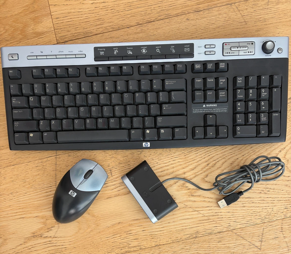 HP Wireless Keyboard and Mouse Set