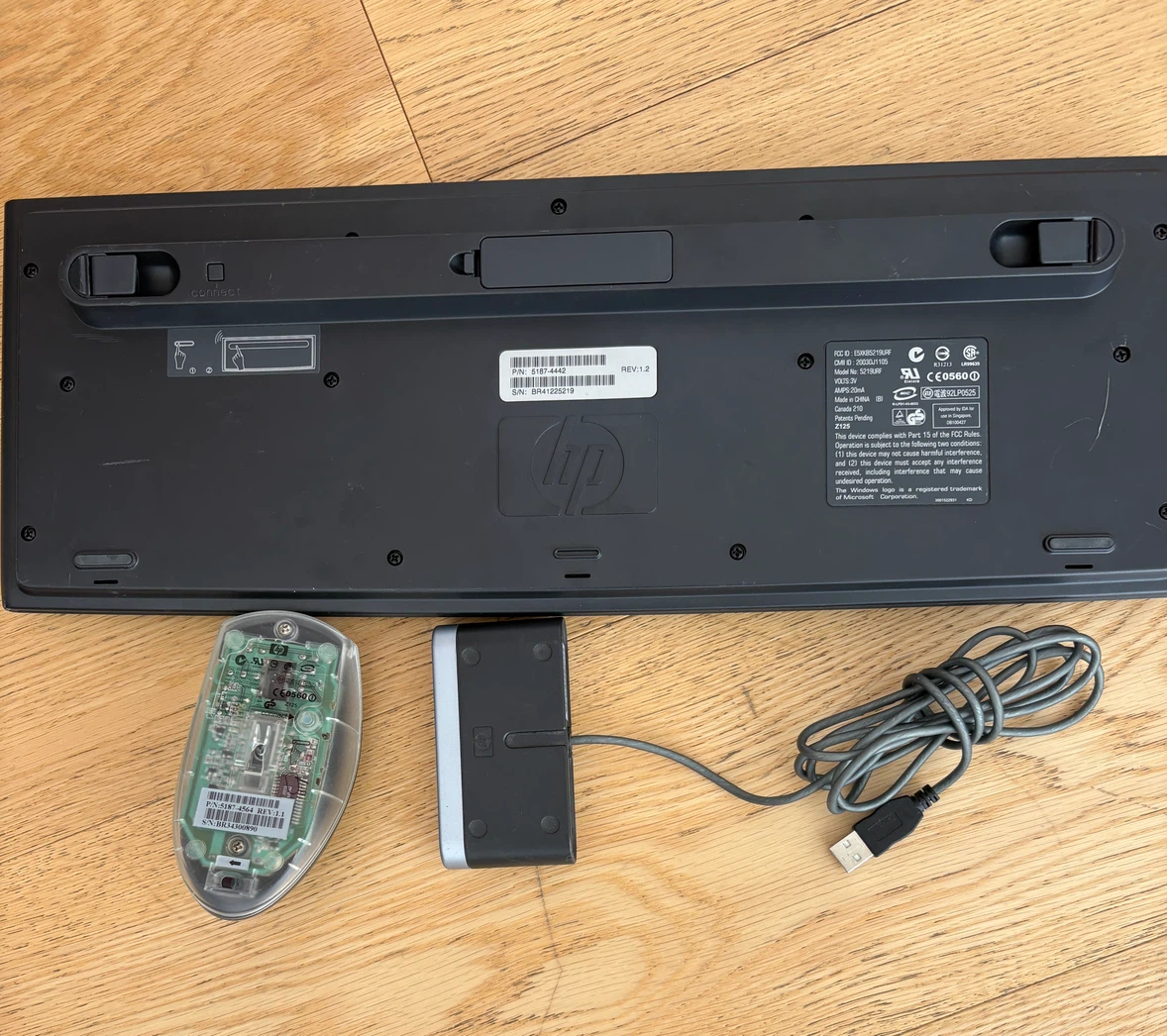 HP Wireless Keyboard and Mouse Set - photo 2