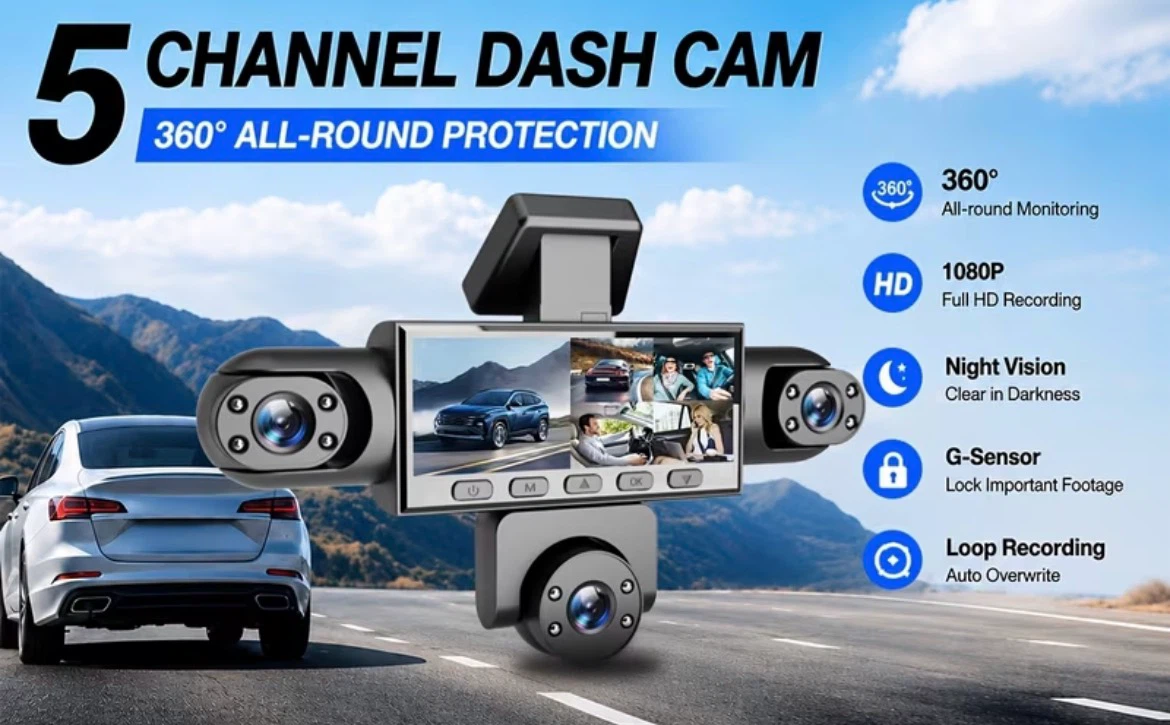 5 Channel Dash Cam - photo 3