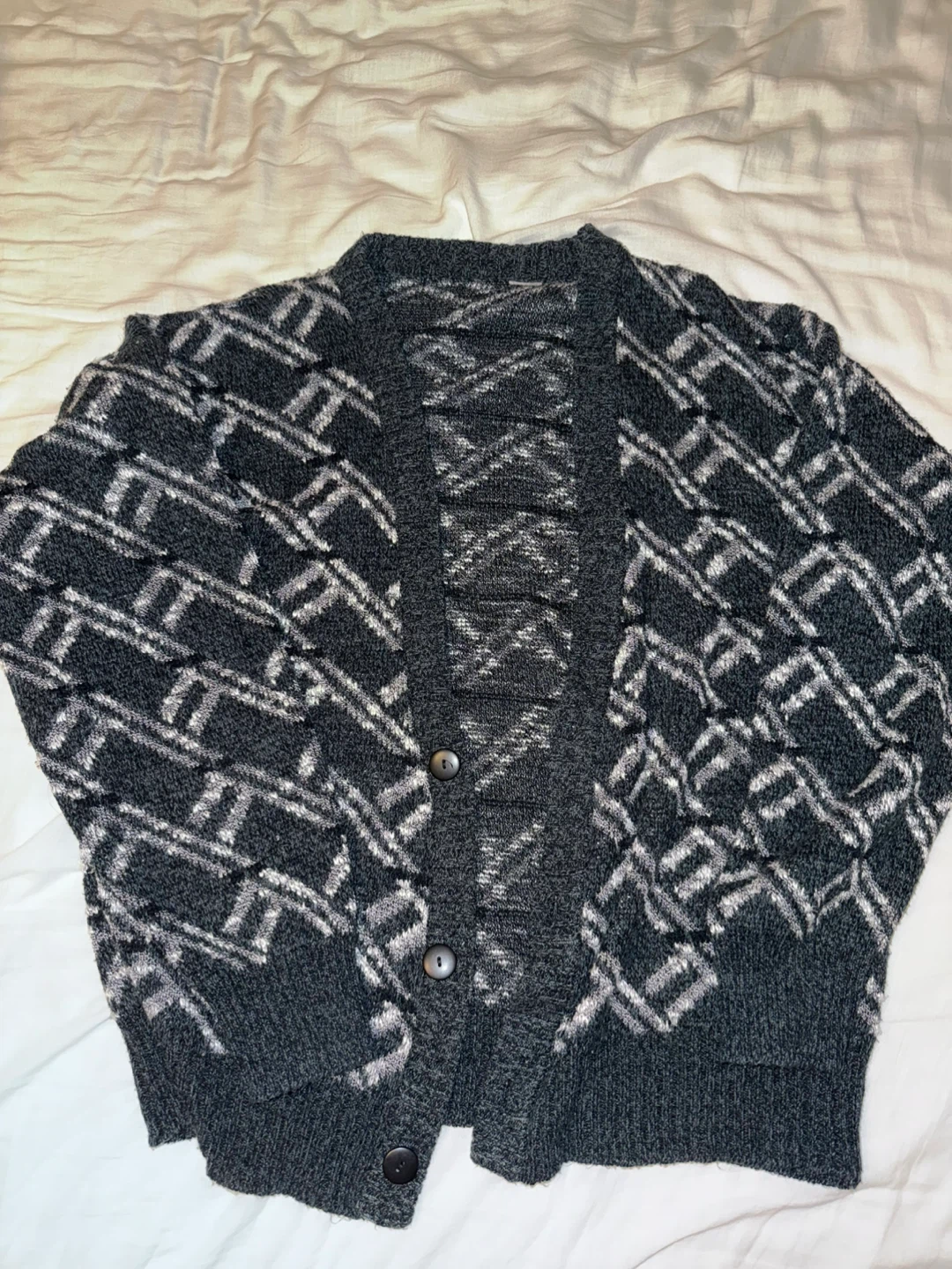 Vintage patterned cardigan - photo 2