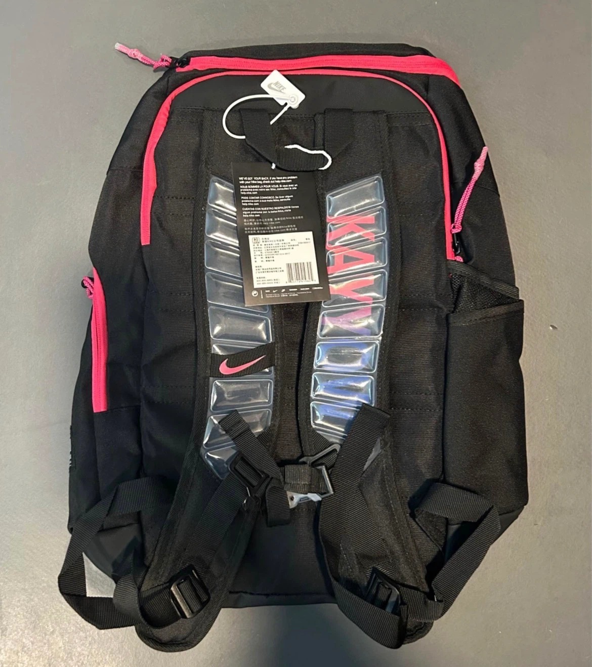 Nike Backpack Black Pink Swoosh - photo 2
