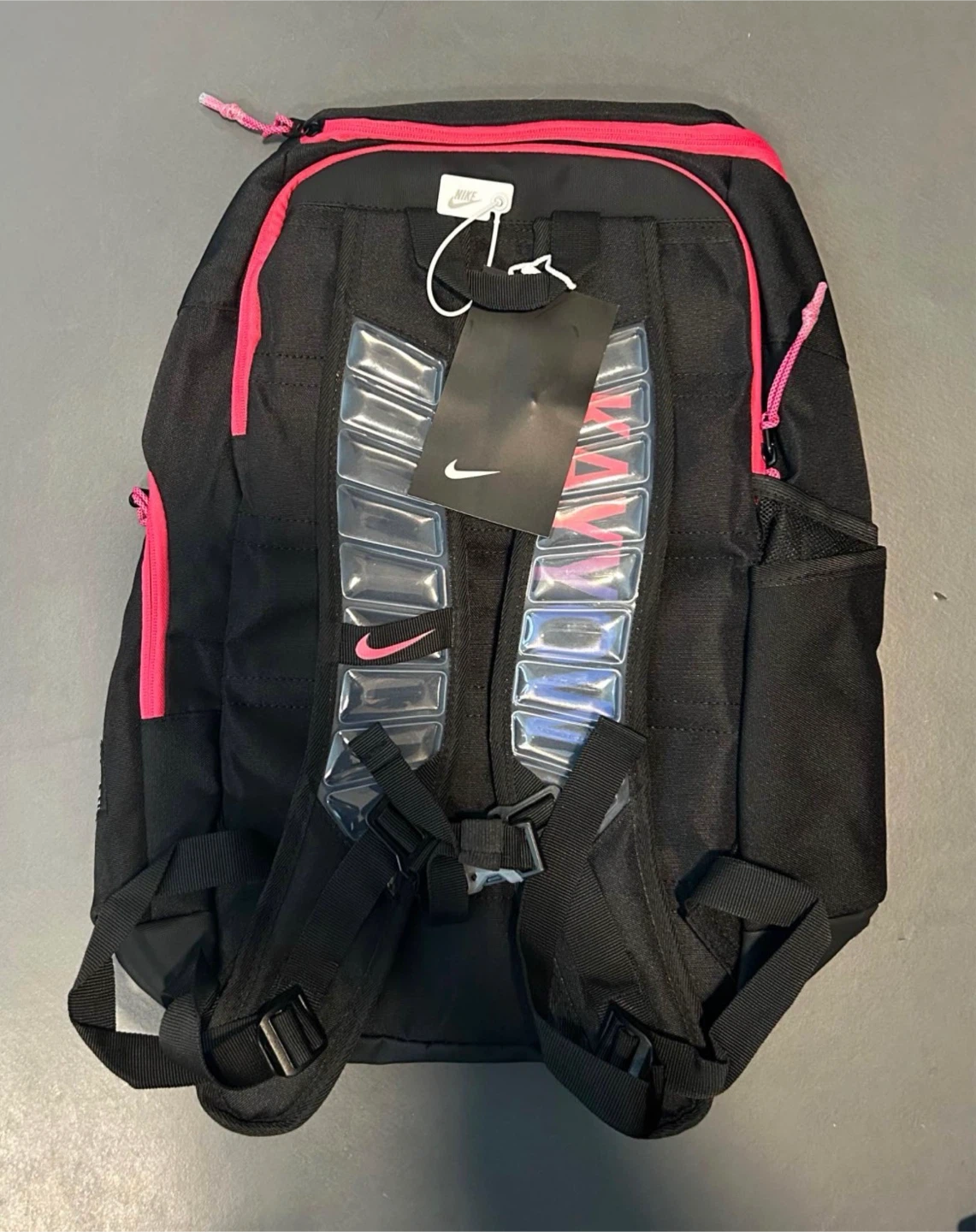 Nike Backpack Black Pink Swoosh - photo 3