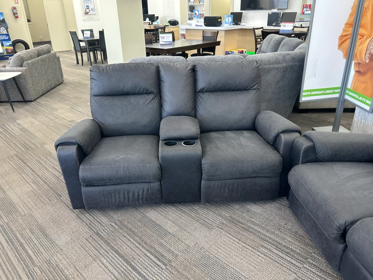 Power reclining sofa and loveseat - photo 3