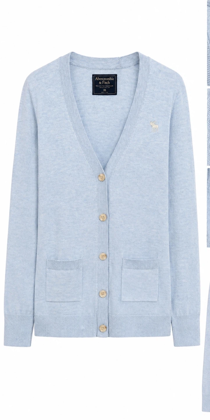 Abercrombie & Fitch Baby Blue Cardigan - photo 3