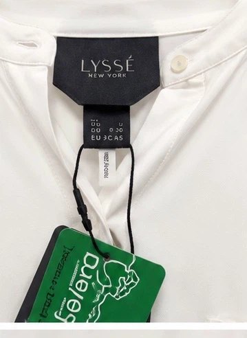 Lyssé New York White Blouse with Pocket