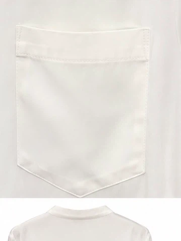 Lyssé New York White Blouse with Pocket - photo 3