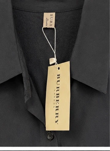 Burberry Black Short-Sleeve Dress Knight Embroidery - photo 3