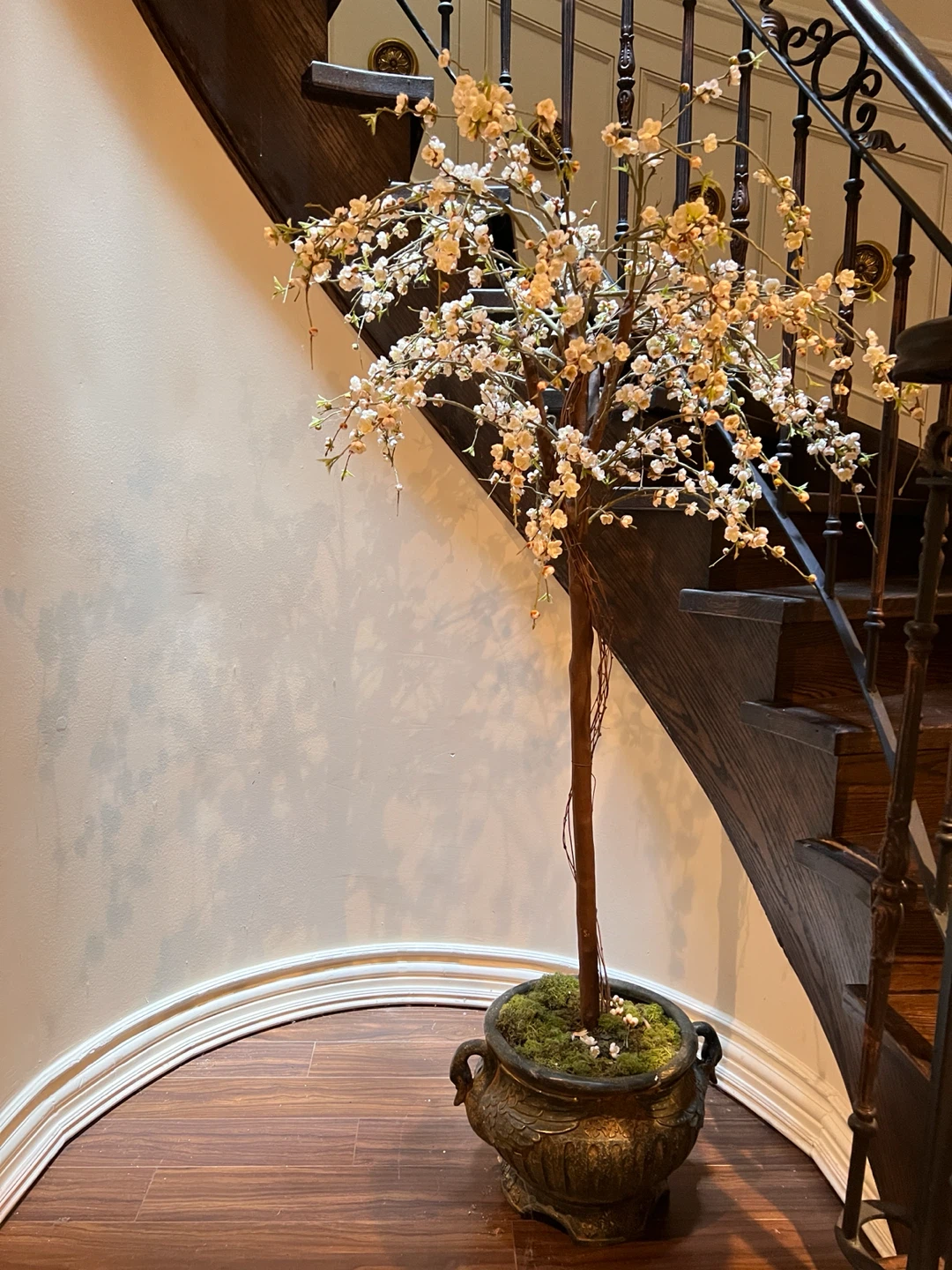 Artificial Cherry Blossom Tree in Decorative Pot