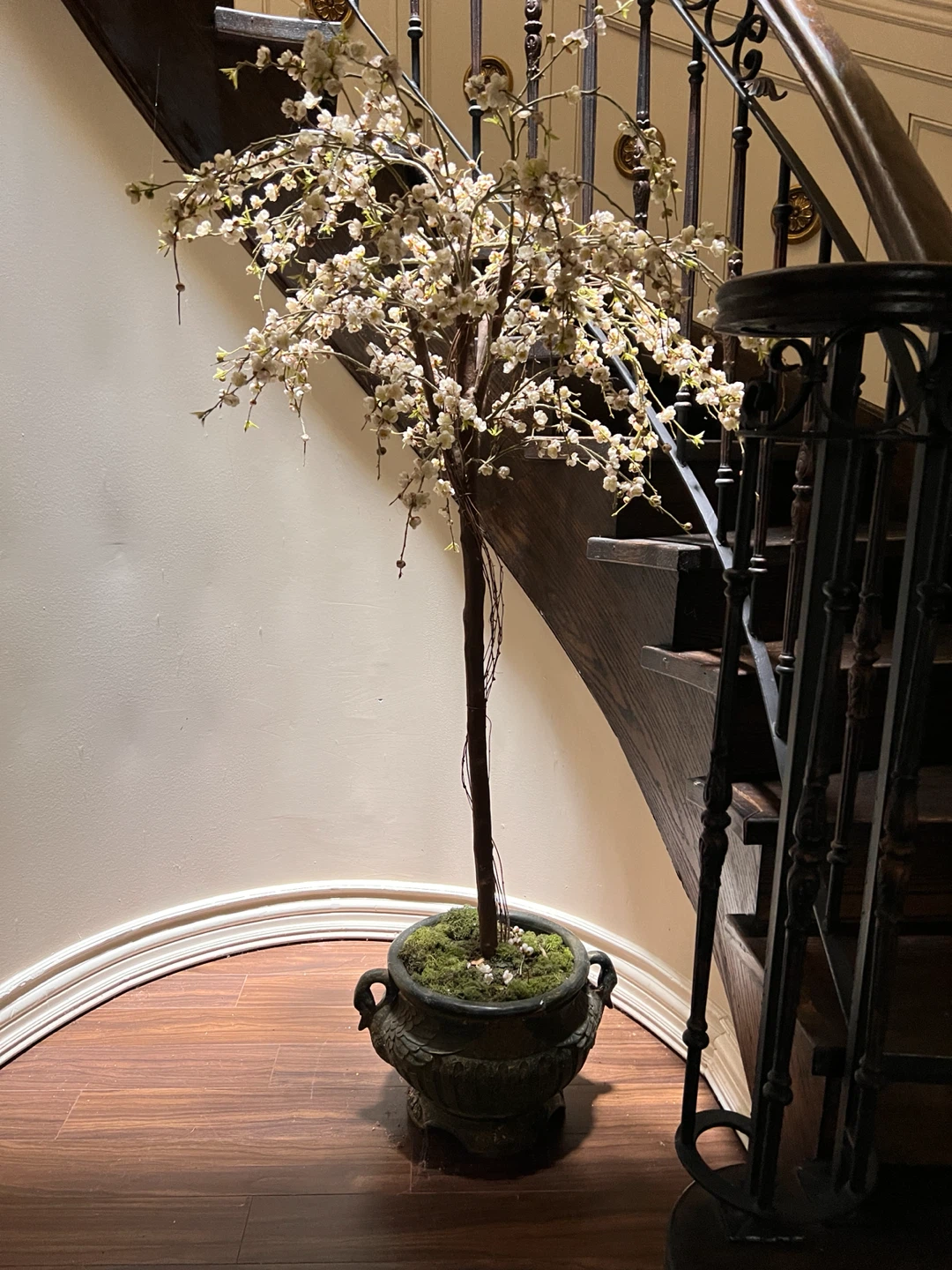 Artificial Cherry Blossom Tree in Decorative Pot - photo 2