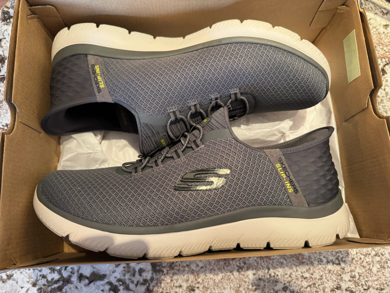 Grey Sketchers Slip In Sneakers - photo 2