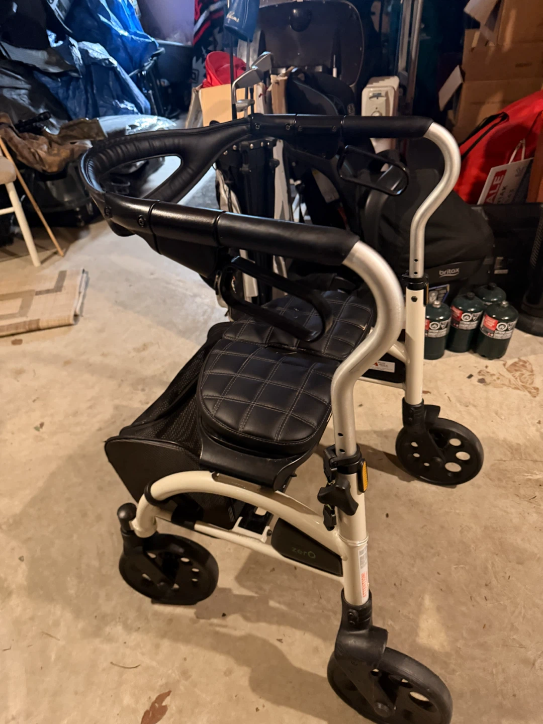 Evolution Rollator Walker with Seat and Basket