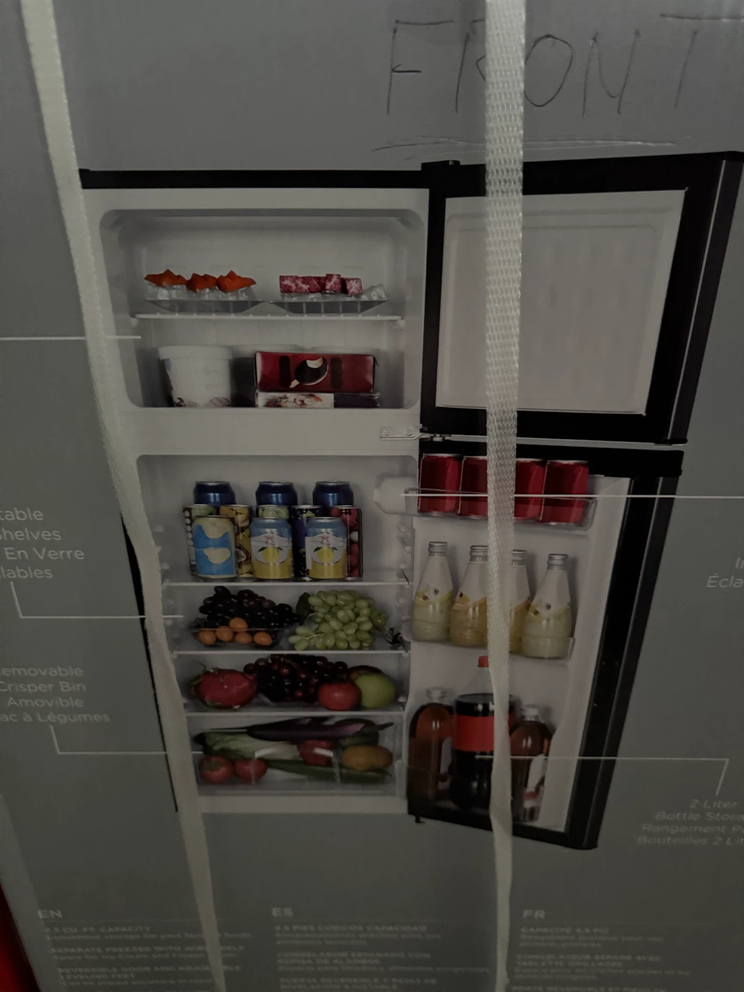 TCL 4.5 cu. ft. Two Door Refrigerator - photo 2