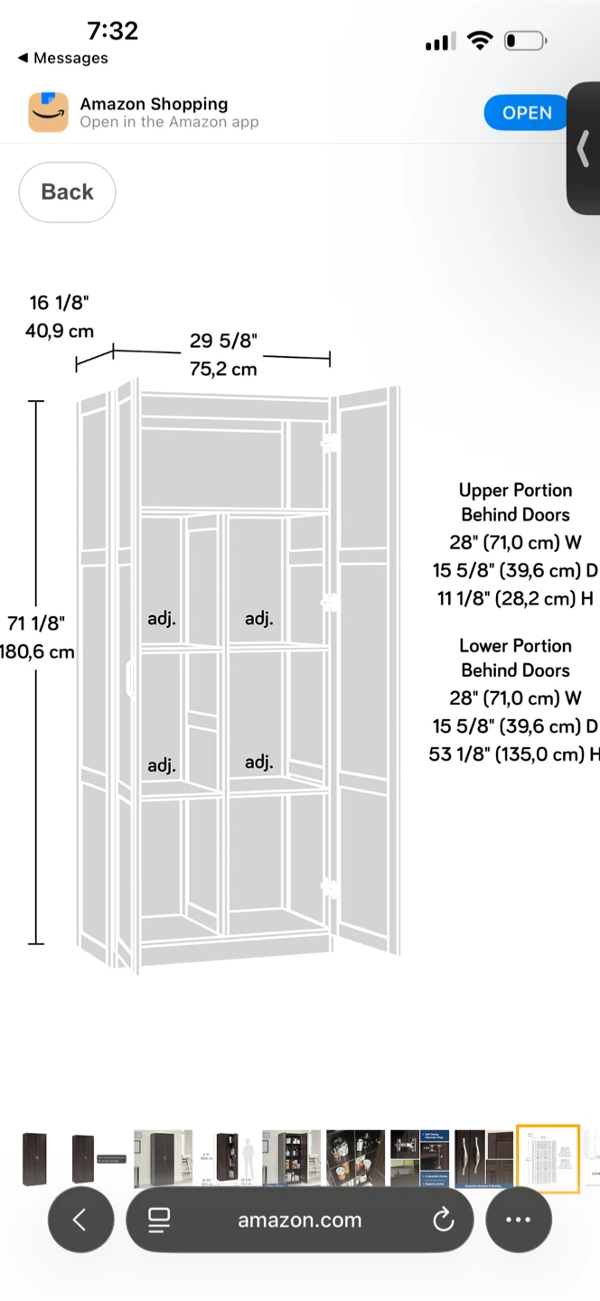 Storage Cabinet with Doors - photo 4