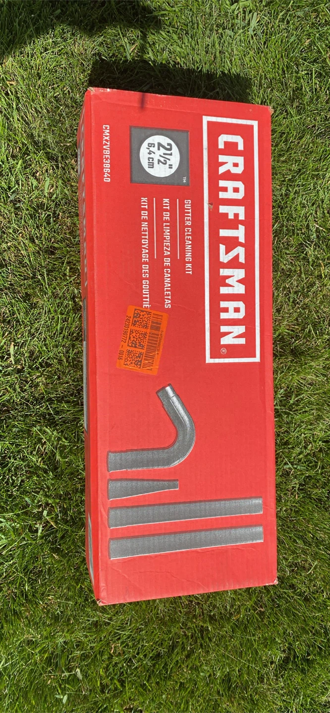 NEW Craftsman 2 1/2" Gutter Cleaning Kit