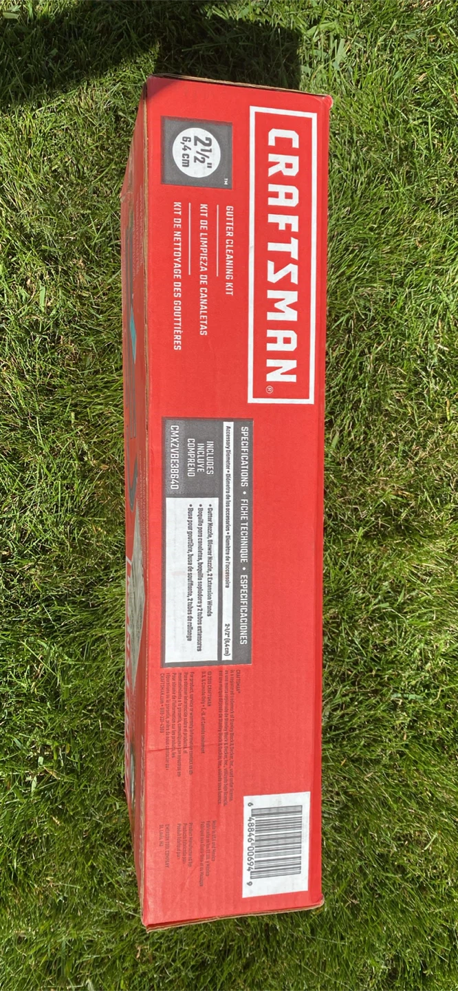 NEW Craftsman 2 1/2" Gutter Cleaning Kit - photo 2