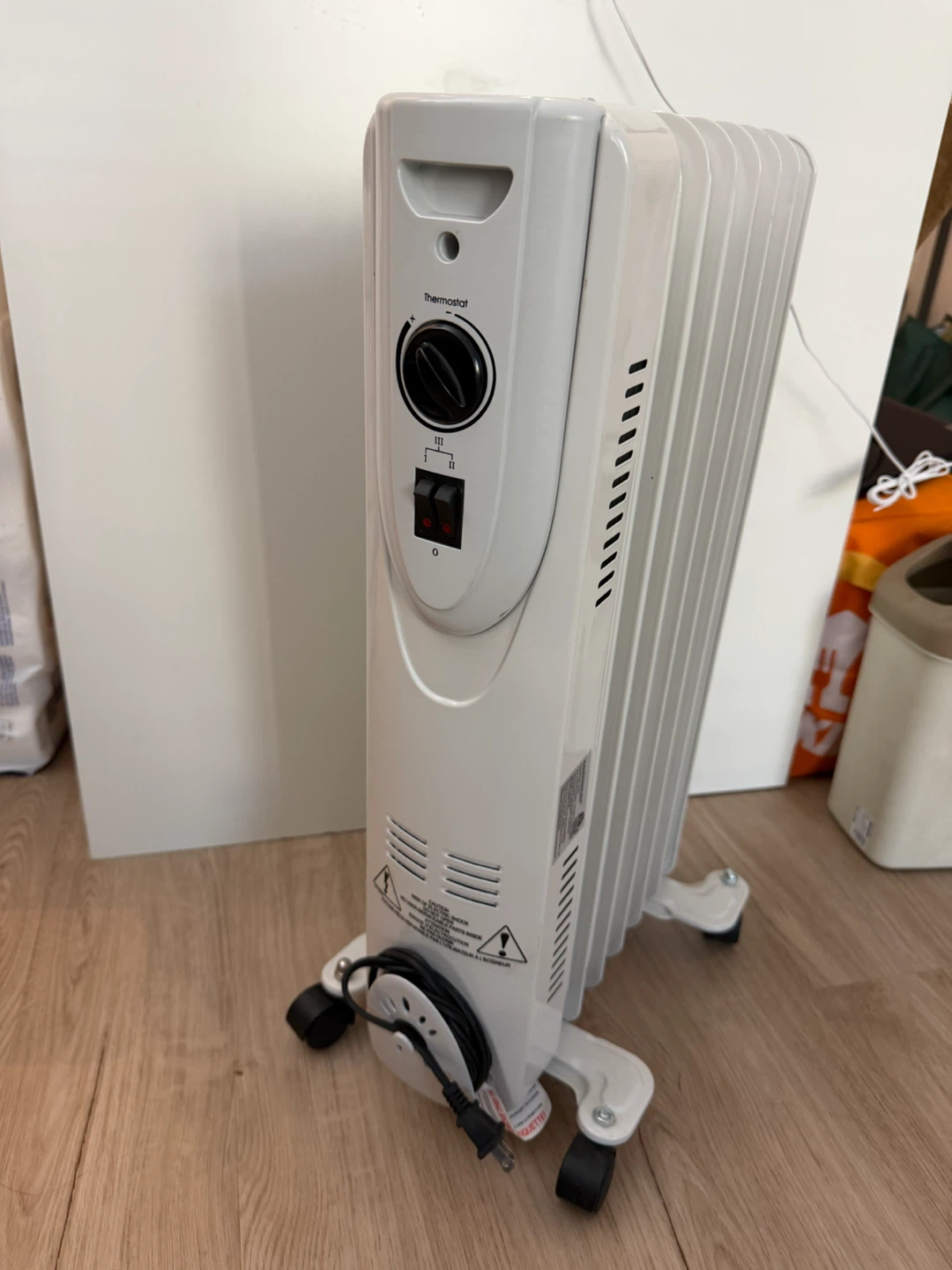 Oil-Filled Radiator Heater with Thermostat